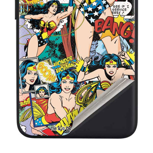 DC Comics Wonder Woman Comic Blast Google Pixel 4a Skin